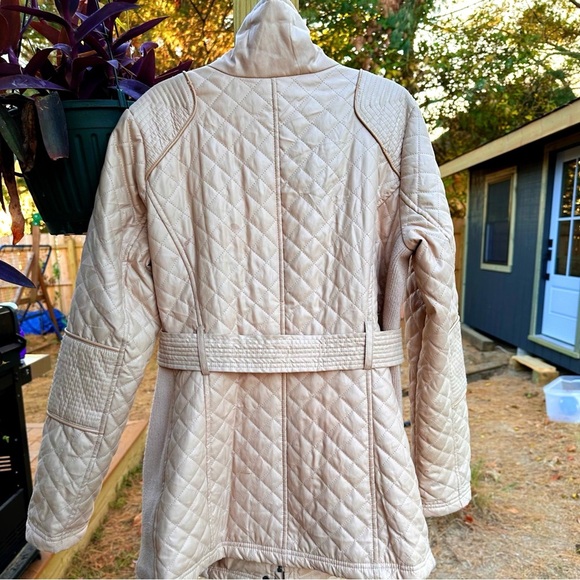 A pea in the pod maternity coat jacket quilted and belted small - Picture 7 of 9